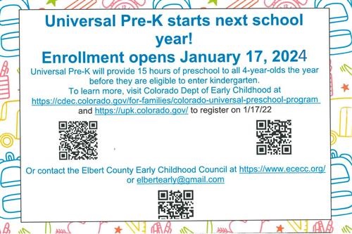 Universal Pre-K Information for 2023-24